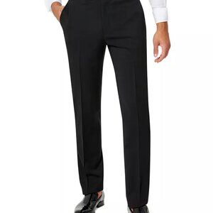 Tommy Hilfiger Men's Modern-Fit Flex Stretch Black Tuxedo Pants